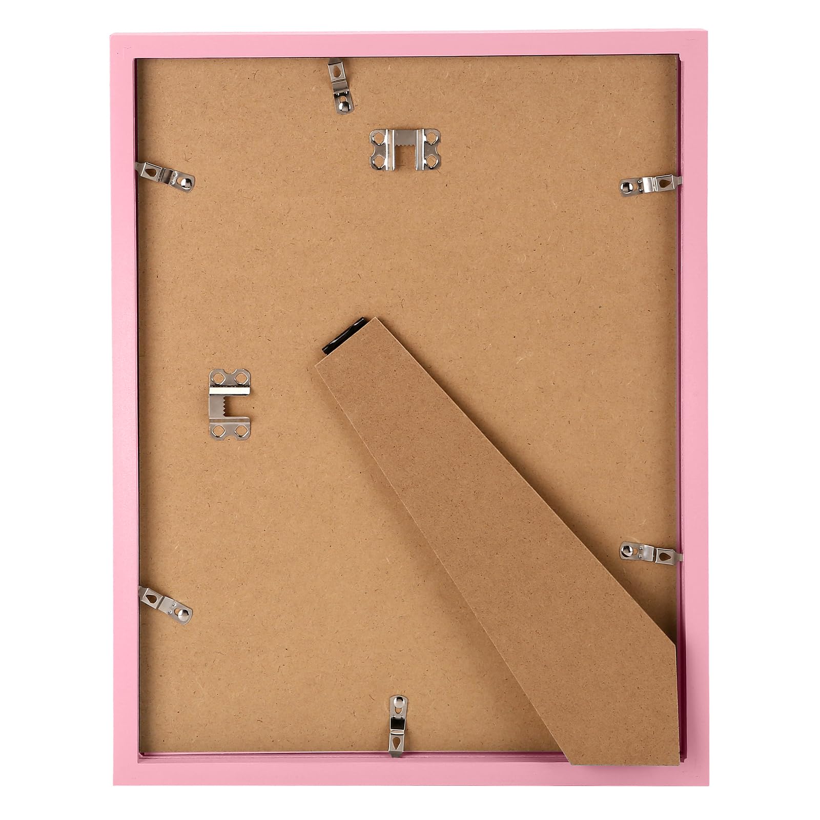 wyooxoo 11x14 Picture Frame Light pink Made of Solid Wood Photo Frames Display Pictures 8x10 with Mat or 11x14 Without Mat Color